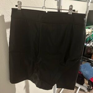 Black Leather Skirt